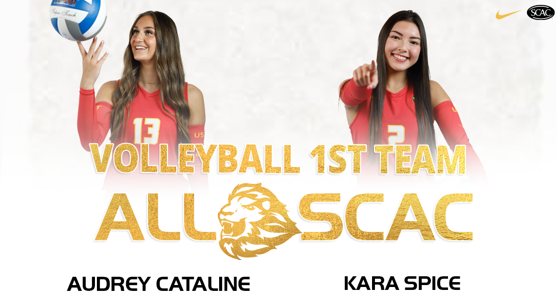 Cataline and Spice Headline All-SCAC Volleyball 1st Team