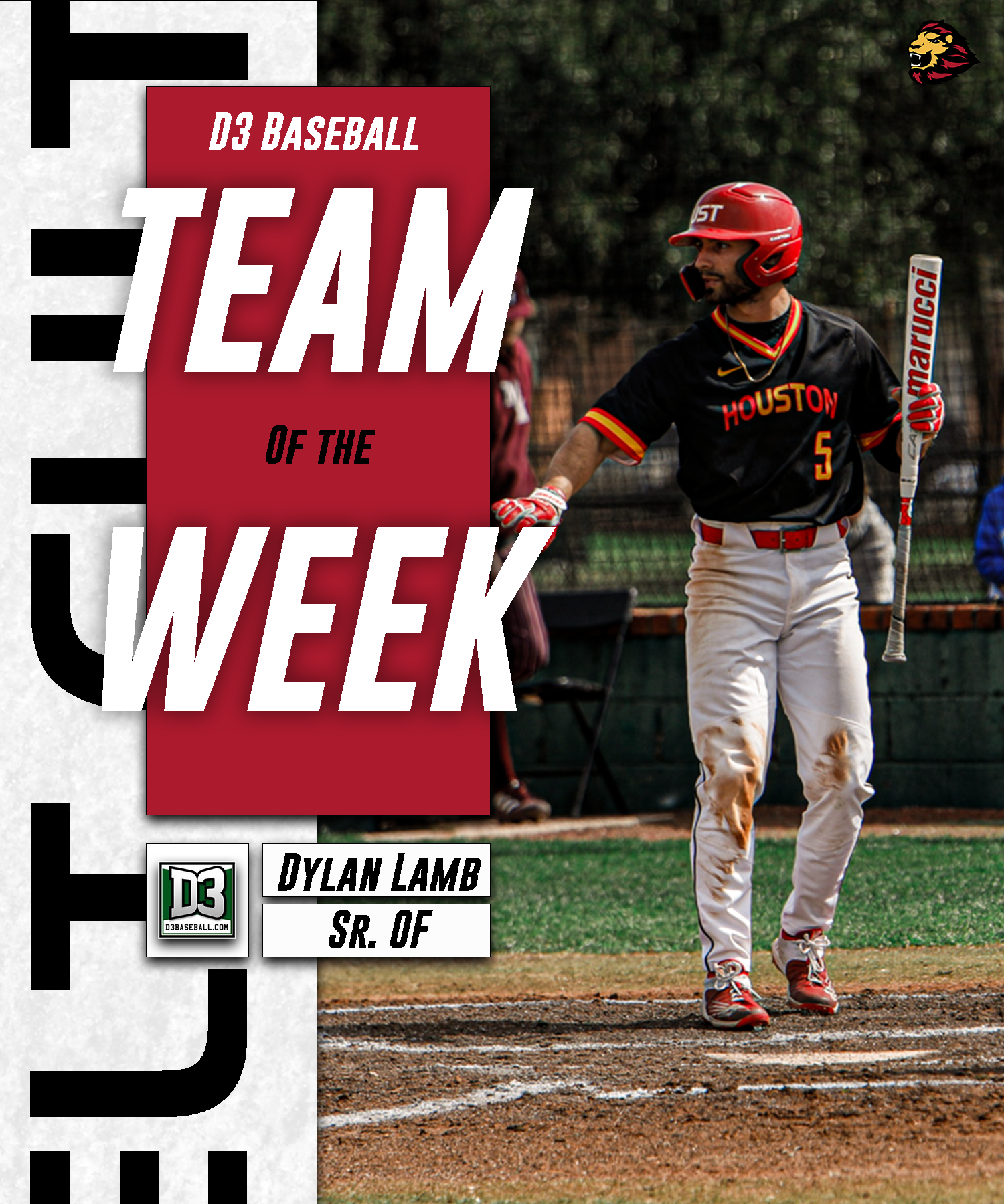 Dylan Lamb named to DIII Baseball Team of the Week